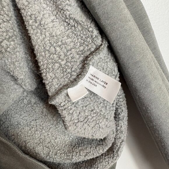 Marine Layer PS5 Men's Grey Pullover Crewneck Fleece Sweatshirt Size Medium - Picture 6 of 8